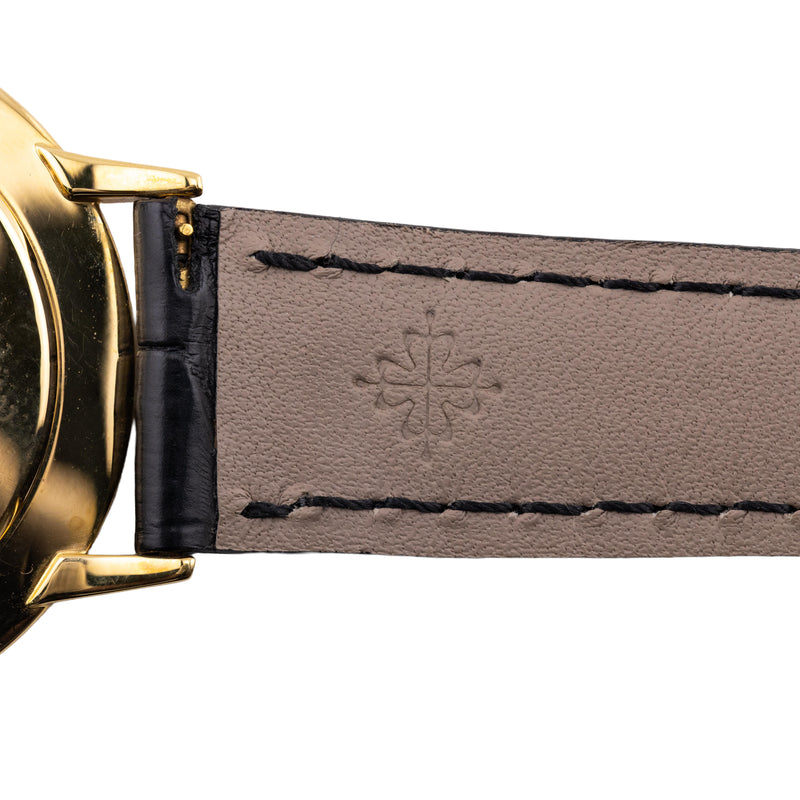 Patek Philippe Calatrava Reference 3468 Mens 18 Karat Gold Wrist Watch Vintage