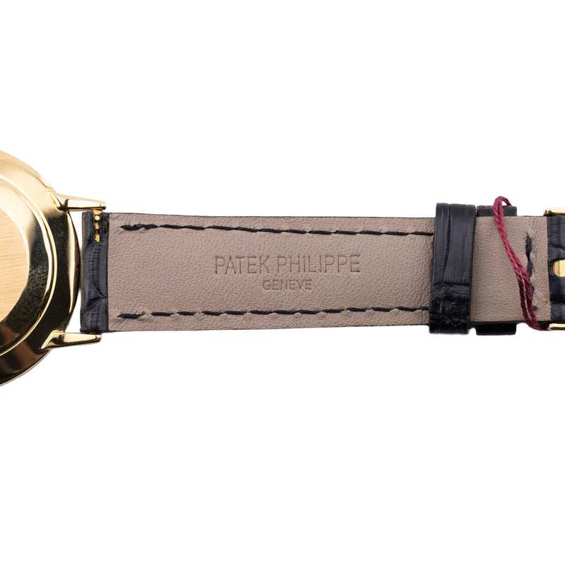 Patek Philippe Calatrava Reference 3468 Mens 18 Karat Gold Wrist Watch Vintage