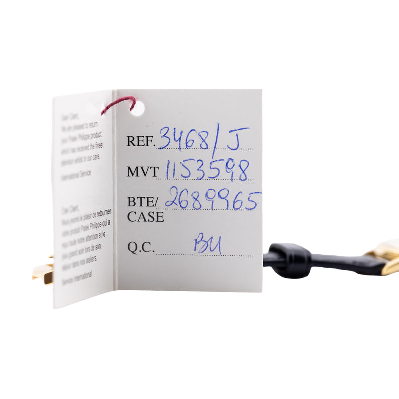 Patek Philippe Calatrava Reference 3468 Mens 18 Karat Gold Wrist Watch Vintage