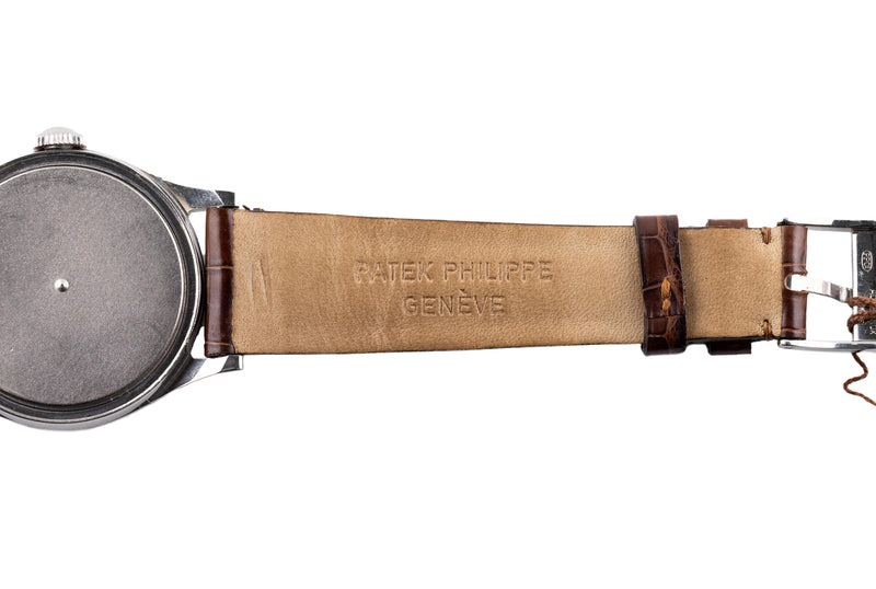 Rare Patek Philippe Reference 565 Stainless Steel Oversized Mens Wrist Watch