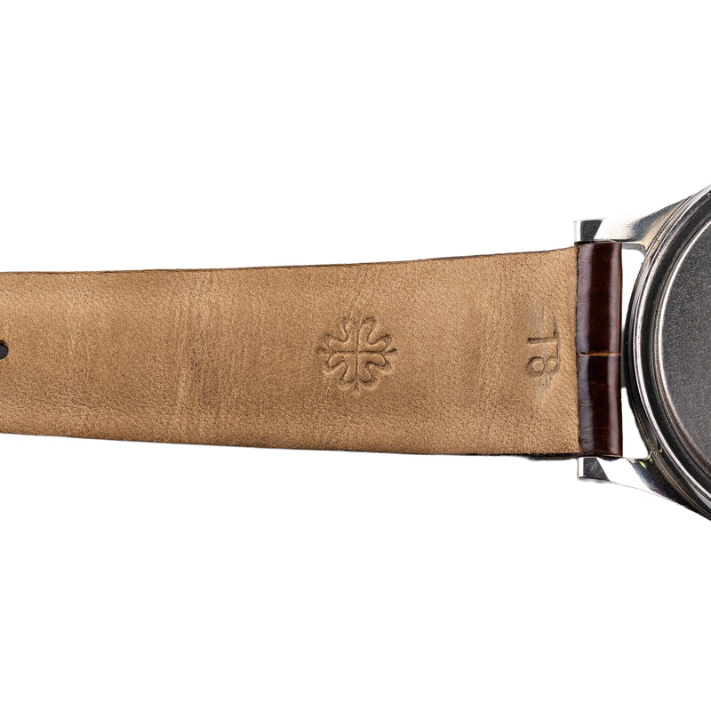 Rare Patek Philippe Reference 565 Stainless Steel Oversized Mens Wrist Watch