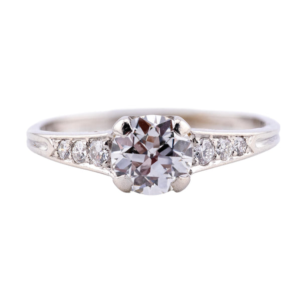 Tiffany & Company Vintage 0.95ctw Diamond Engagement Ring in Platinum