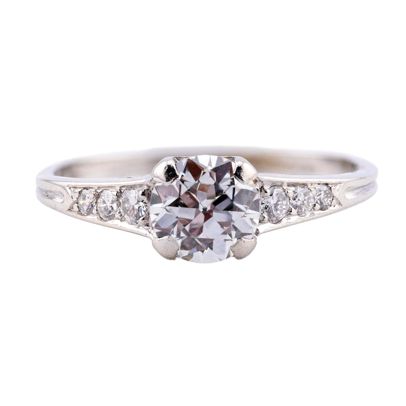 Tiffany & Company Vintage 0.95ctw Diamond Engagement Ring in Platinum