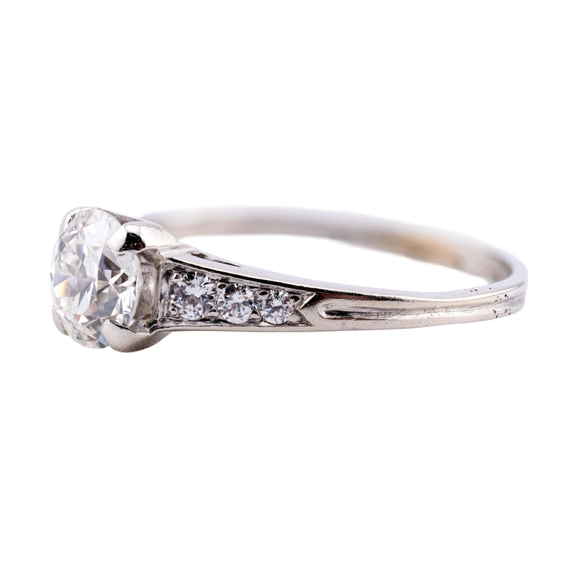 Tiffany & Company Vintage 0.95ctw Diamond Engagement Ring in Platinum