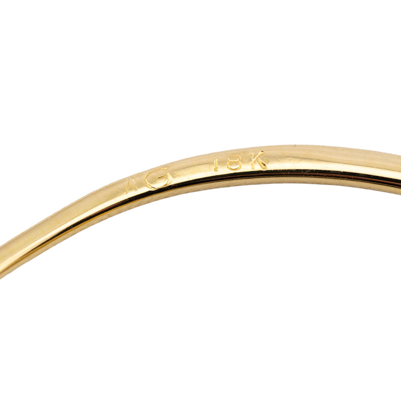 Michael Good 18 Karat Yellow Gold Single Loop Earrings