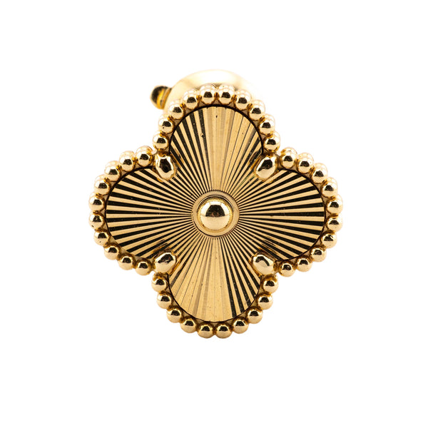 Van Cleef & Arpels Vintage Alhambra Earrings in 18 Karat Yellow Gold