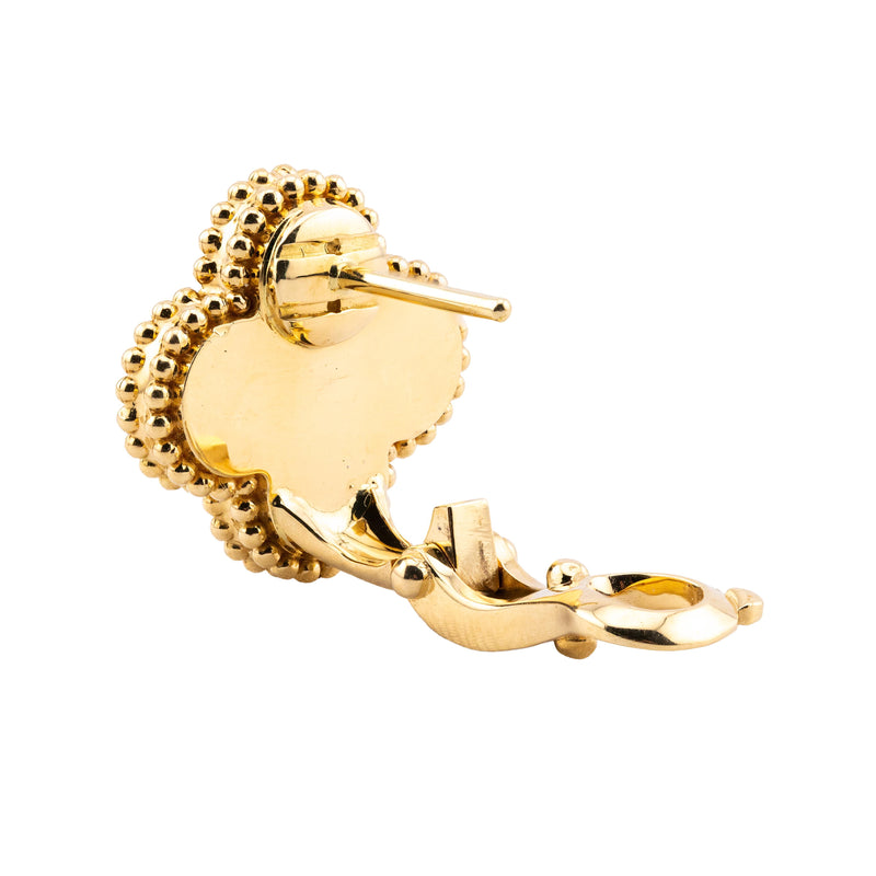 Van Cleef & Arpels Vintage Alhambra Earrings in 18 Karat Yellow Gold