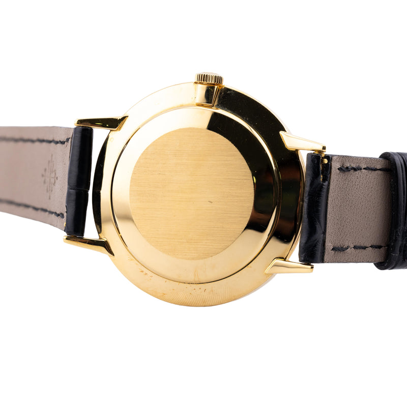 Patek Philippe Calatrava Reference 3468 Mens 18 Karat Gold Wrist Watch Vintage