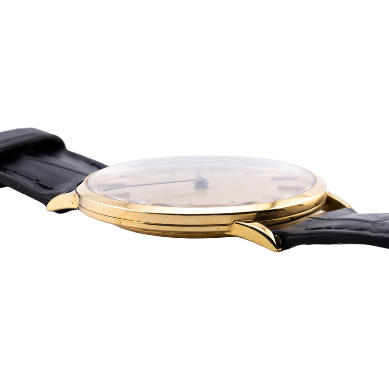 Patek Philippe Calatrava Reference 3468 Mens 18 Karat Gold Wrist Watch Vintage