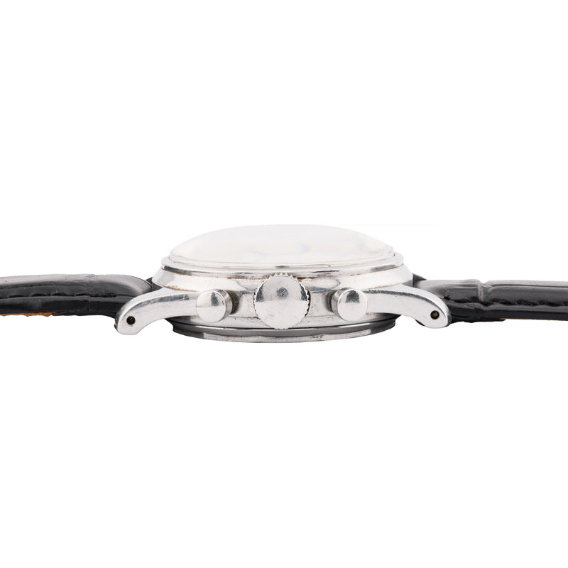 Girard Perregaux Steel Ref 22209 Universal Cal. 281 Three Register Chronograph