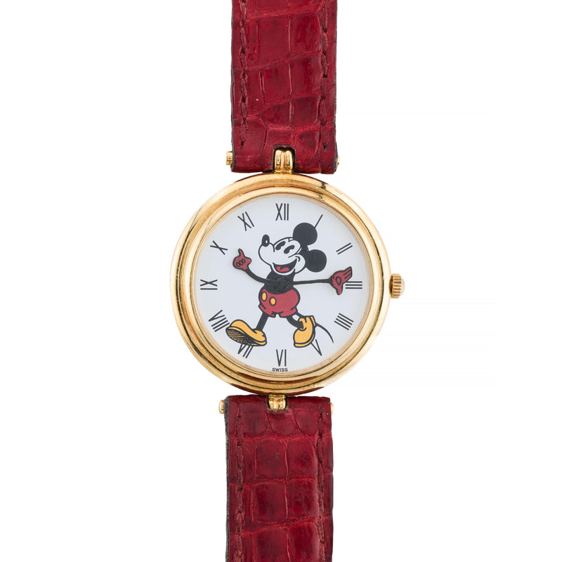 Gerald Genta for Disney Mickey Mouse Wrist Watch in 18K Yellow Gold