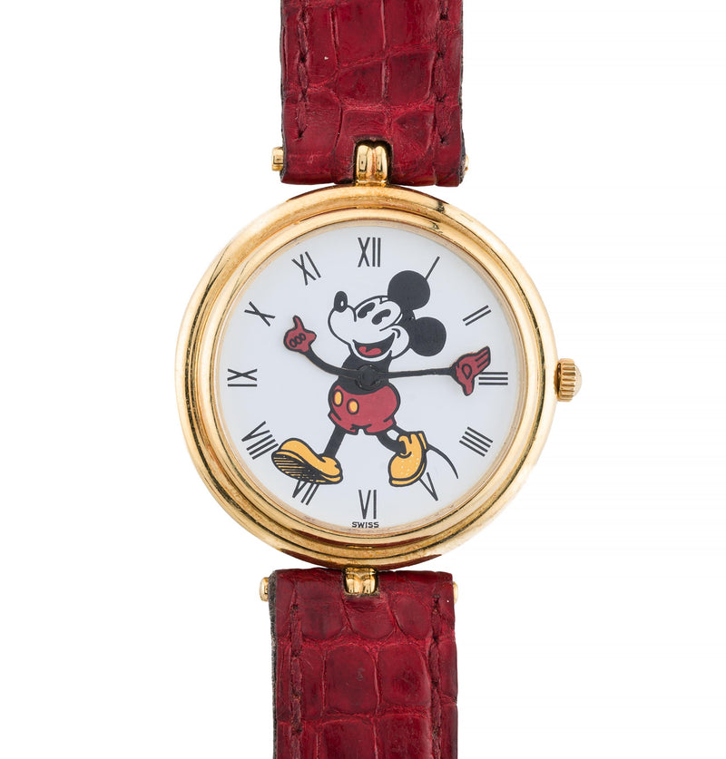 Gerald Genta for Disney Mickey Mouse Wrist Watch in 18K Yellow Gold