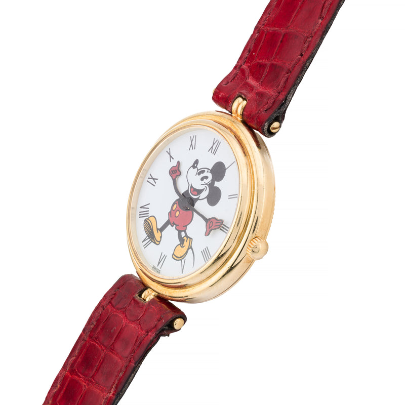 Gerald Genta for Disney Mickey Mouse Wrist Watch in 18K Yellow Gold