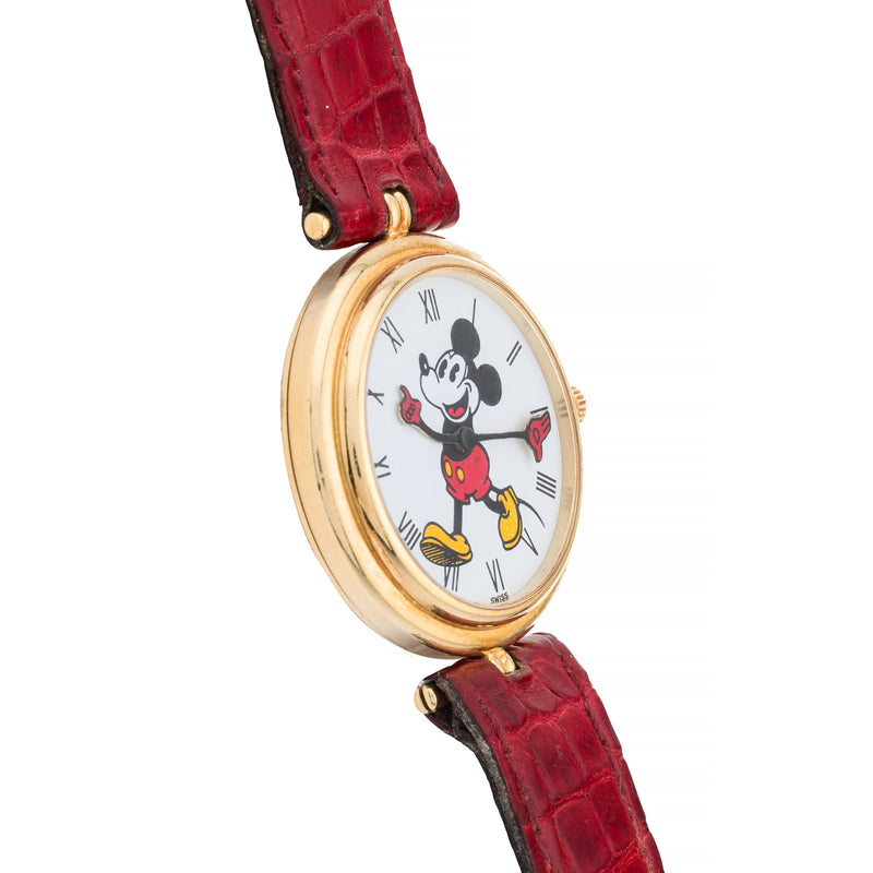 Gerald Genta for Disney Mickey Mouse Wrist Watch in 18K Yellow Gold