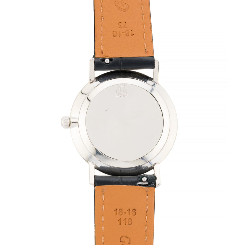 Jules Jurgensen Diamond Bezel & Dial 14 Karat White Gold Wrist Watch