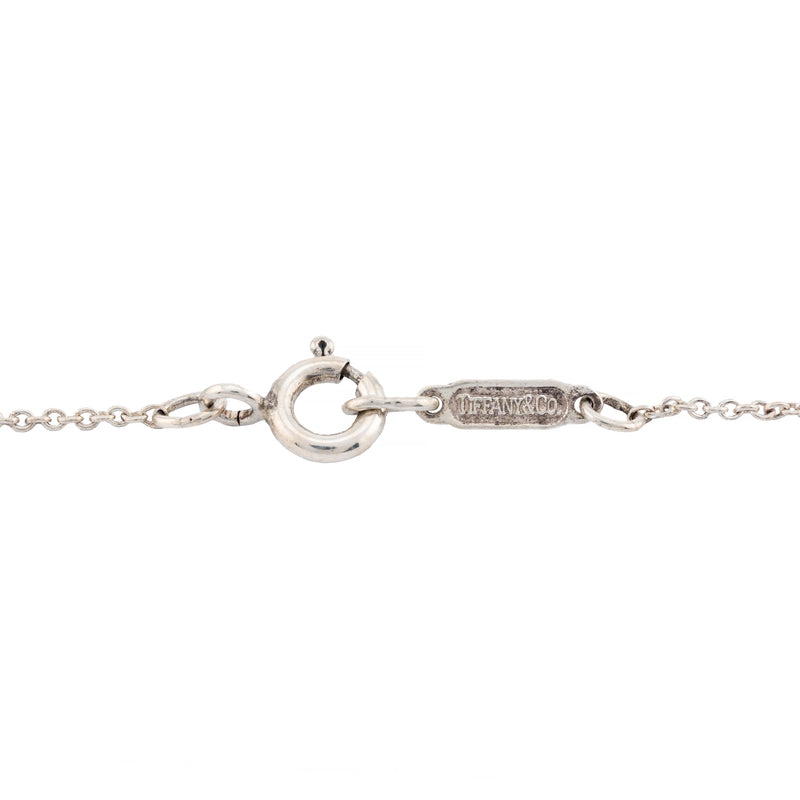 Tiffany & Co Vintage Signature X 18 Karat Gold, Sterling Silver Necklace Pendant