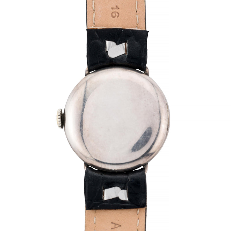 Longines Antique Sweep Seconds Doctors Watch in Sterling Silver C.1925
