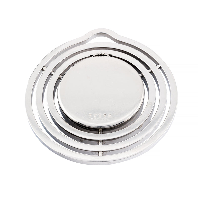 Hermes by Jaegar LeCoultre Art Deco Pendant Watch in Stainless Steel