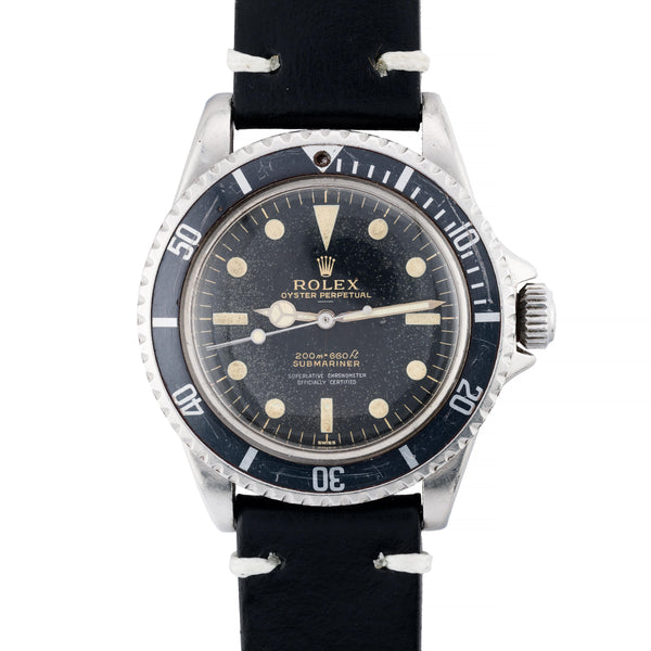 Rolex Vintage 5512 Gilt Underline Dial Pointed Crown Guard Submariner Full Set