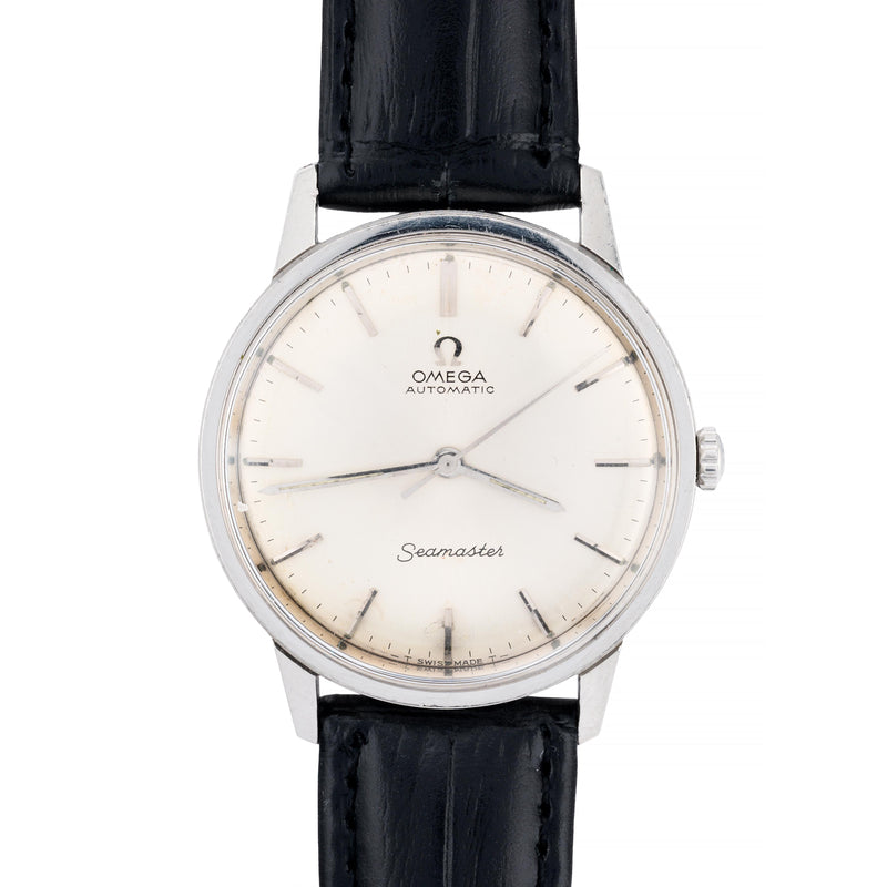 Omega Seamaster Vintage Mens Stainless Steel Automatic Wrist Watch
