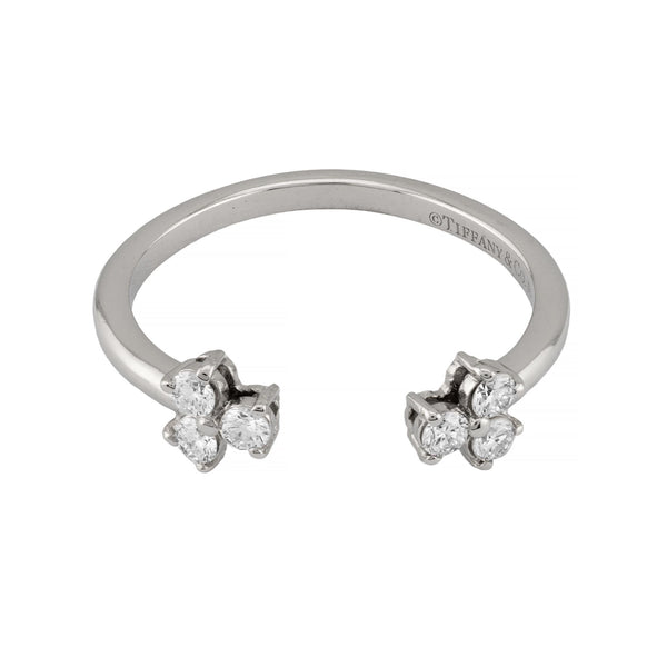 Tiffany & Company Aria 0.28ct Open Diamond Ring in Platinum