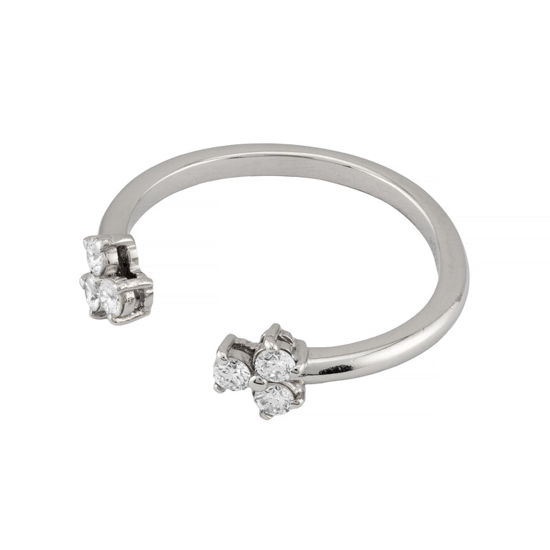 Tiffany & Company Aria 0.28ct Open Diamond Ring in Platinum